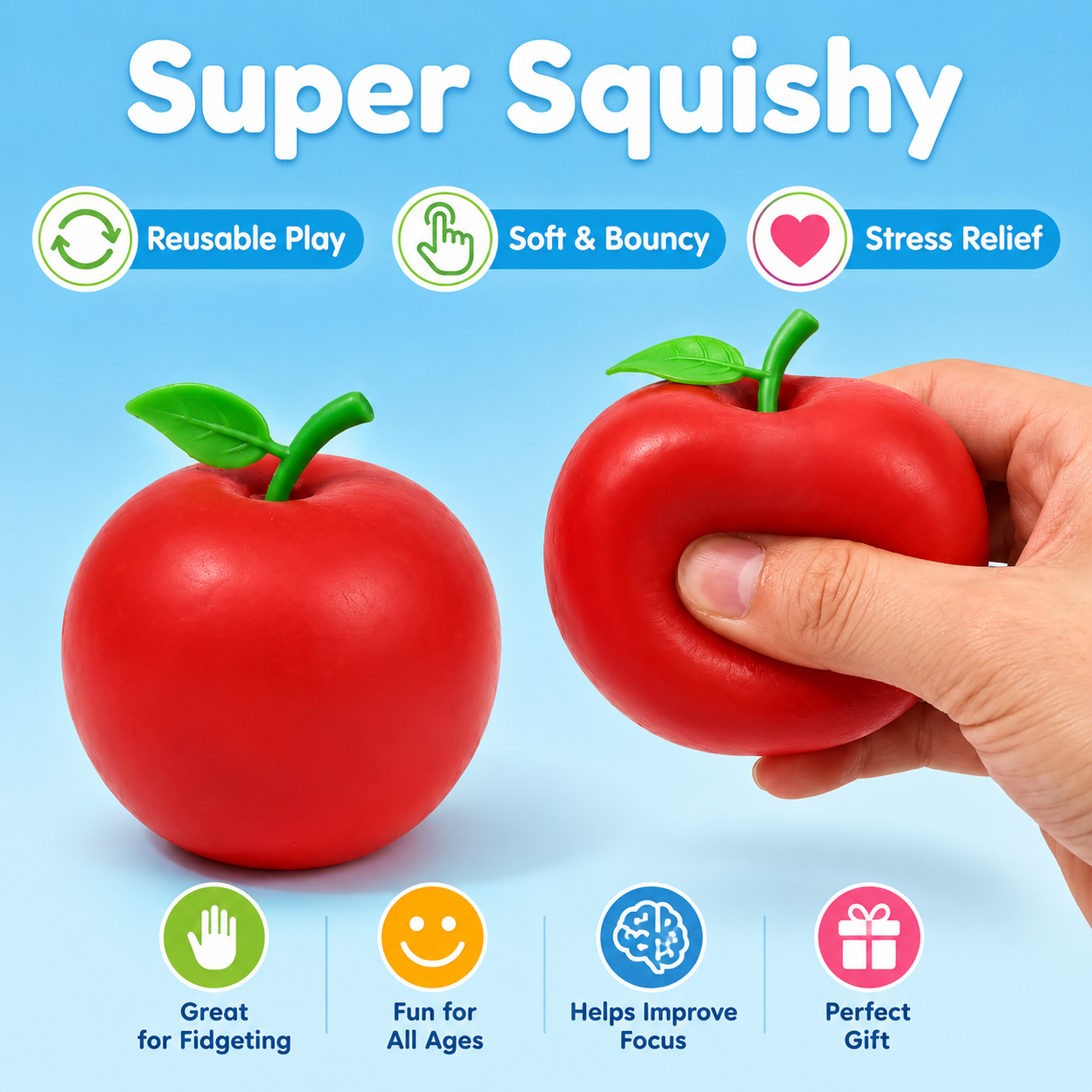 Fruit Squeezable Toy Set