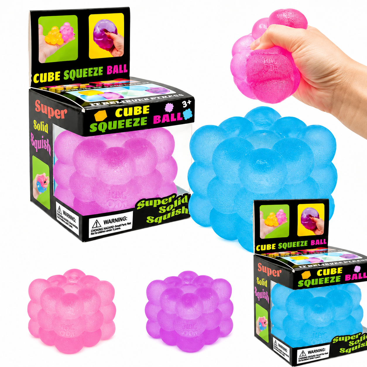 Bubble Cube Squishy Stress Relief Toy