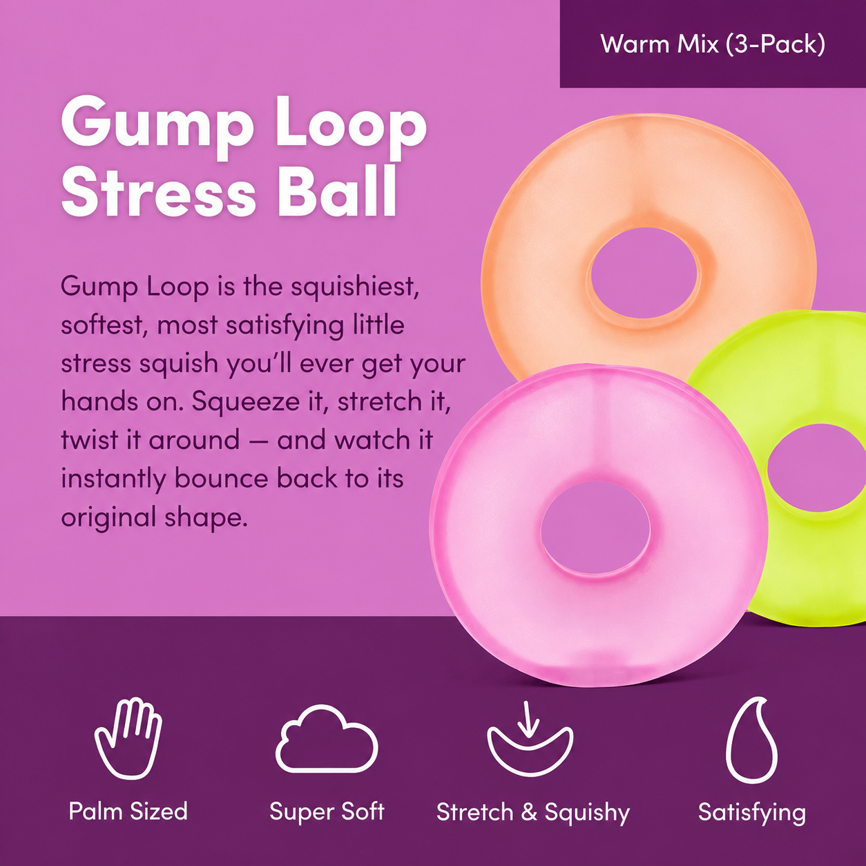 Soft Stretch Loop Sensory Toy Set