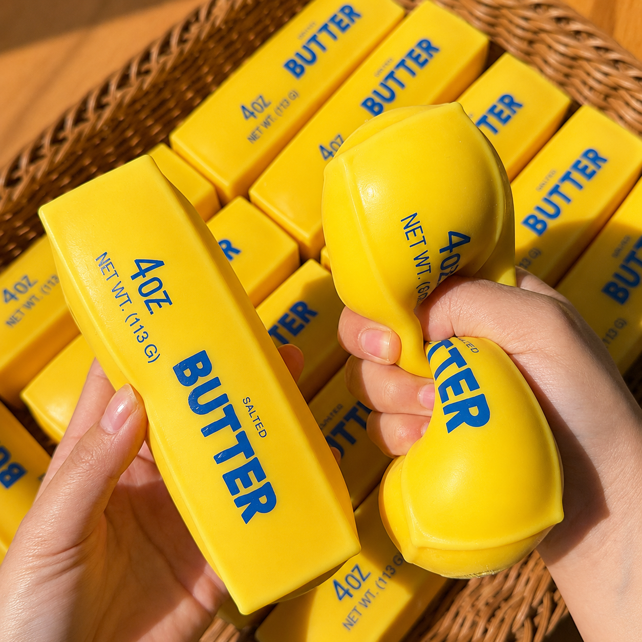 Giant Butter Stick Squishy Toy