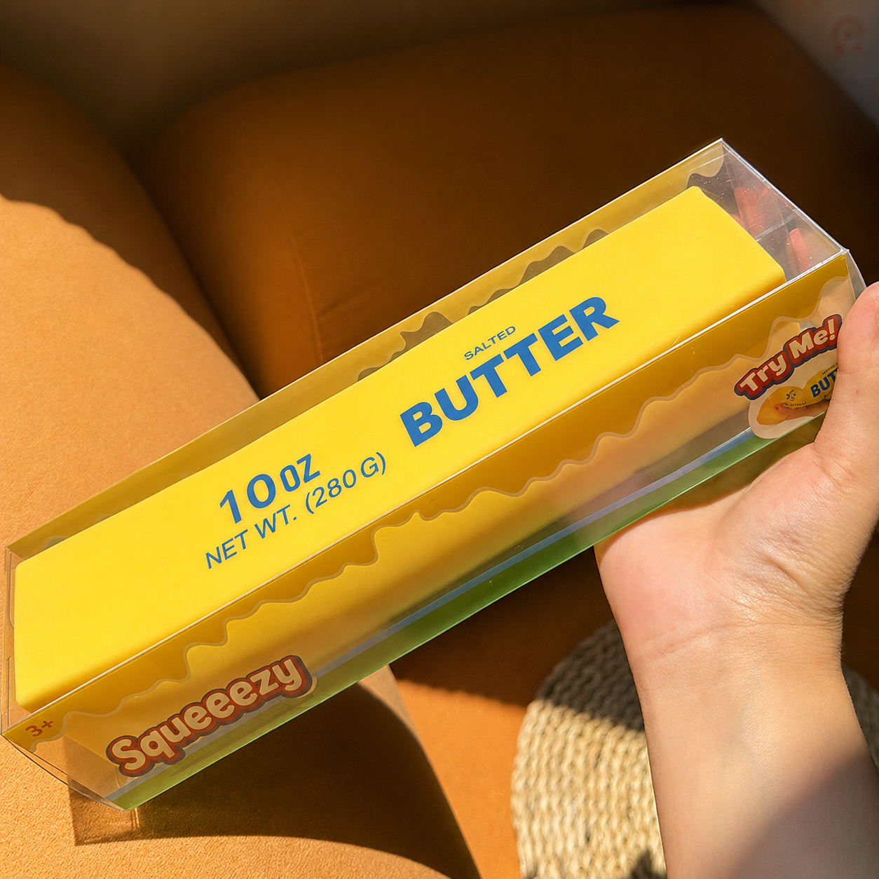 Giant Butter Stick Squishy Toy