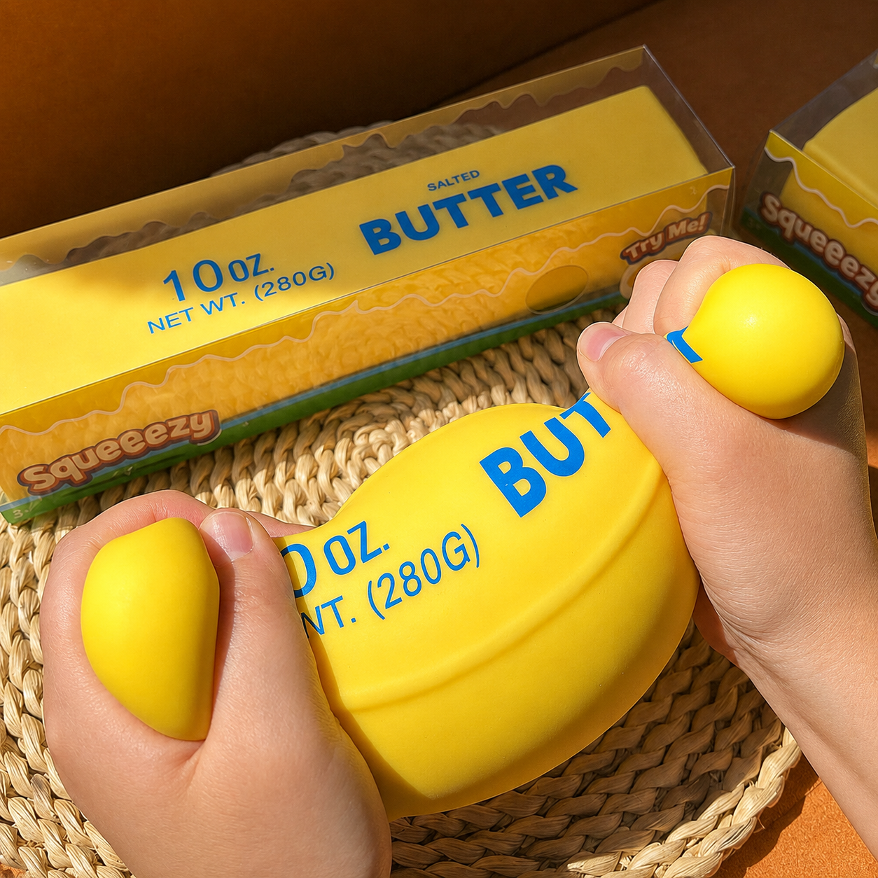 Giant Butter Stick Squishy Toy
