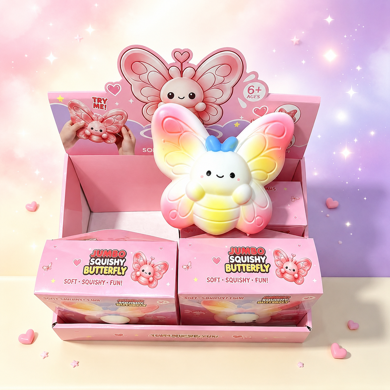 Jumbo Butterfly Slow Rise Squishy