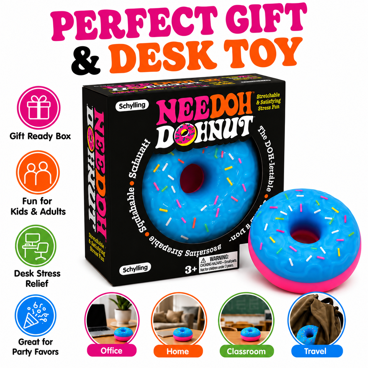 Donut Squishy Stress Relief Toy