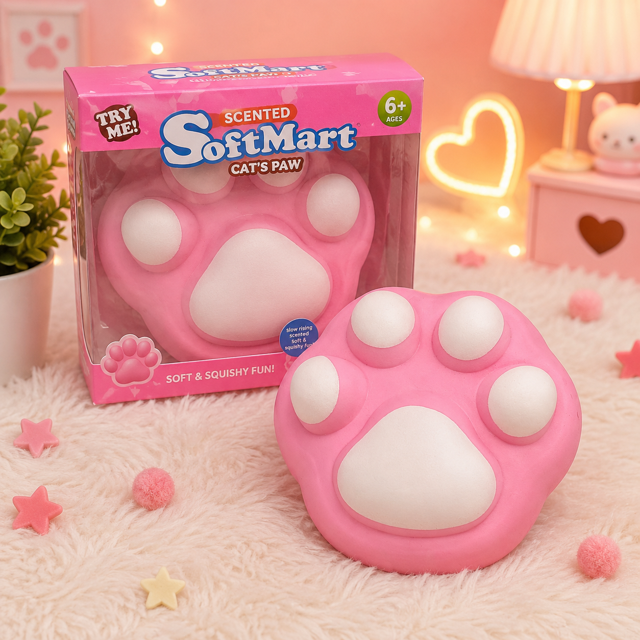 Jumbo Scented Cat Paw Squishy Toy
