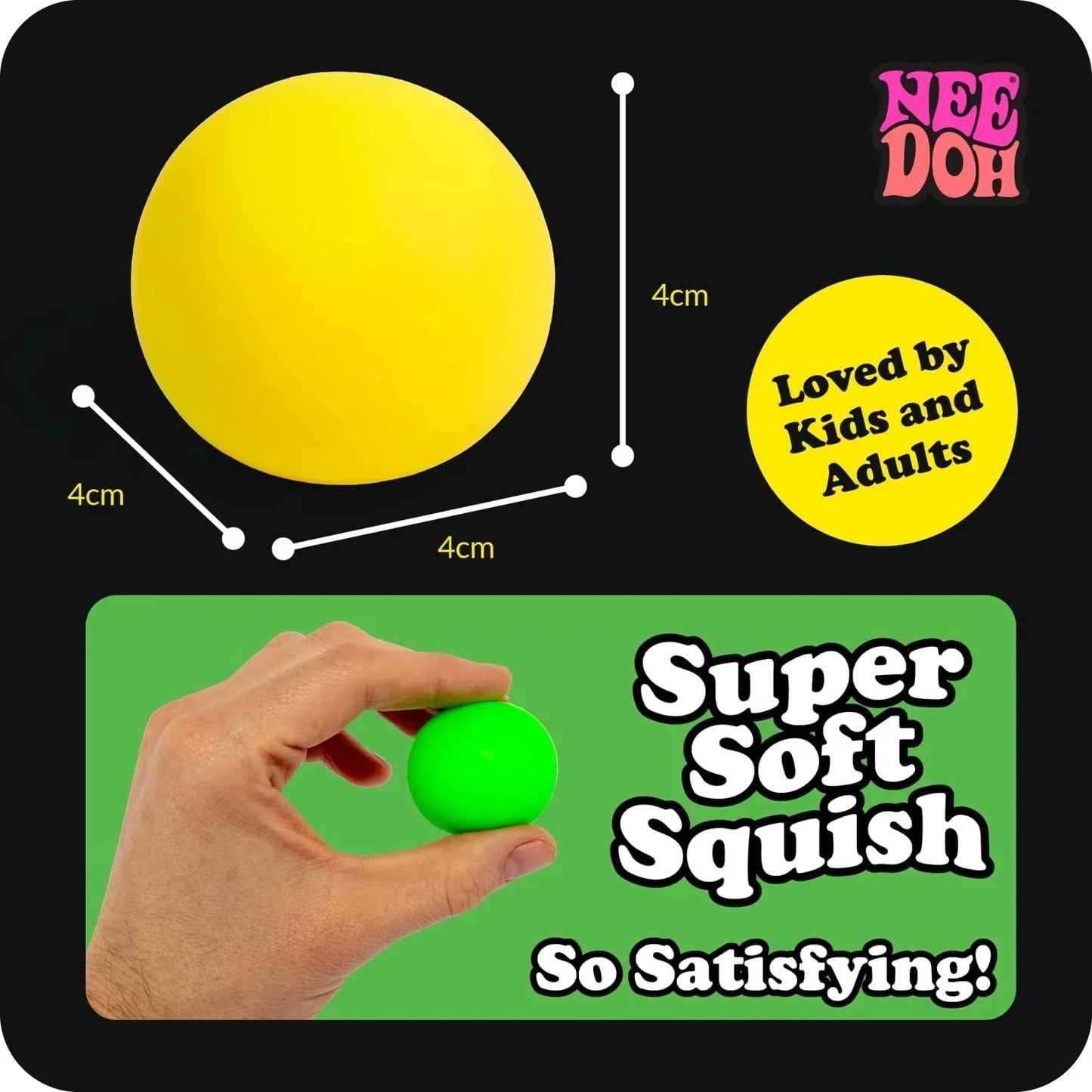 NeeDoh Rainbow Teenie Stress Ball