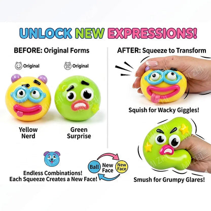 Smusher Face - Sensory Squishy Toy