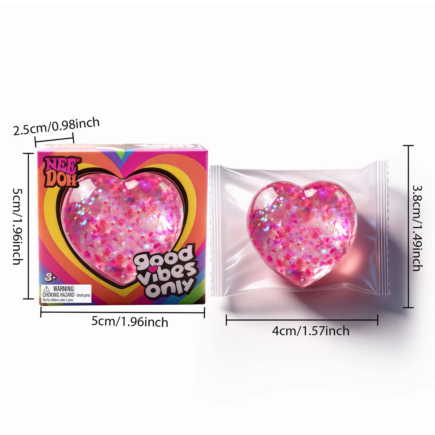 Heart Squishy Stress Relief Toy