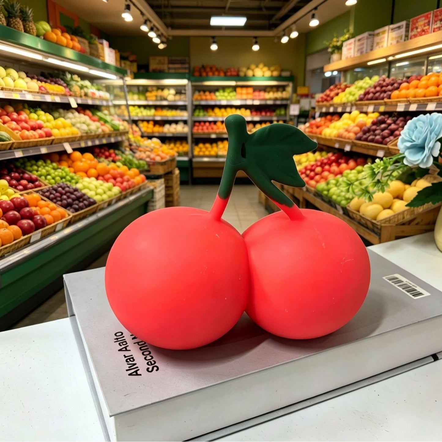 Jumbo Cherry Stress Relief Squishy