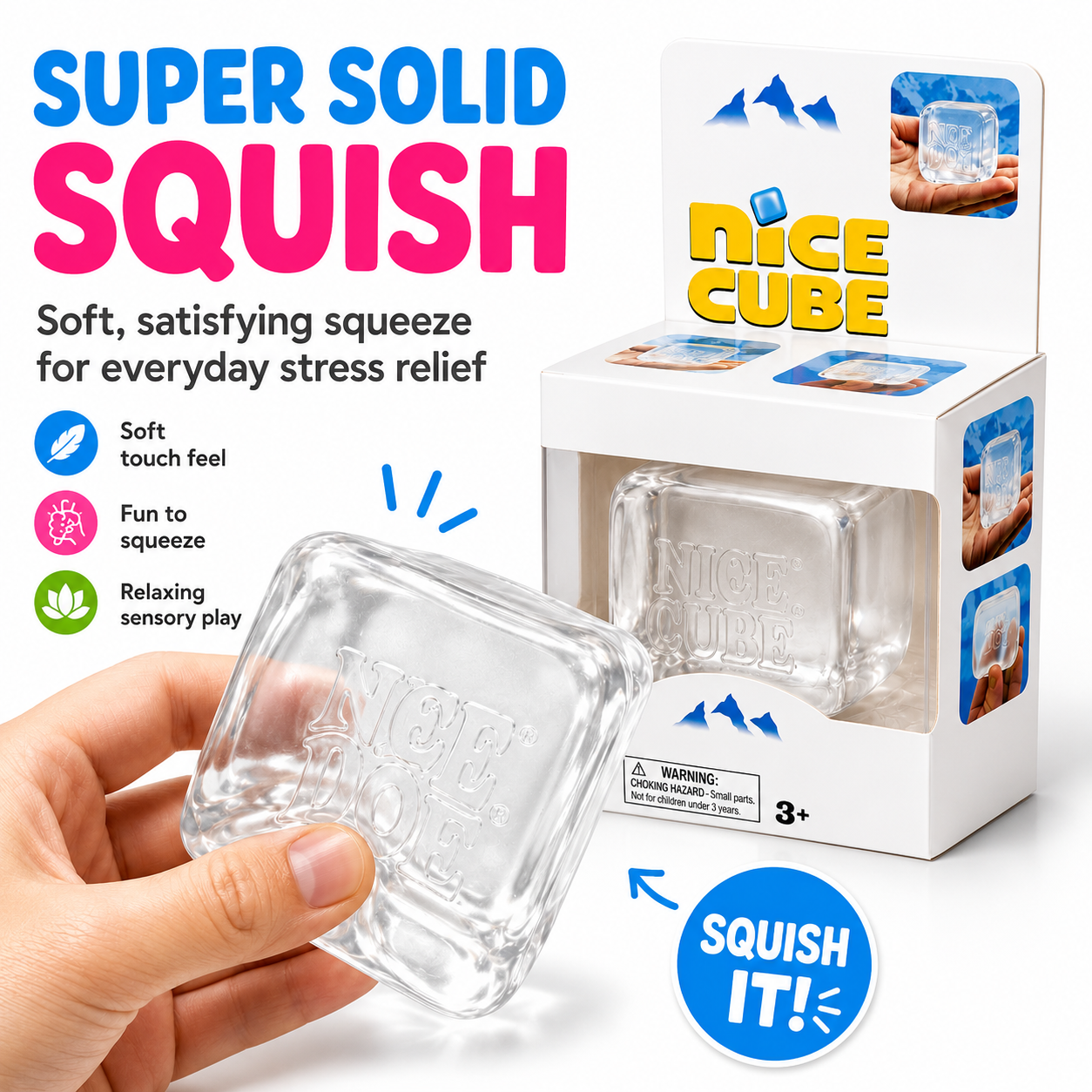 Crystal Clear Sensory Cube