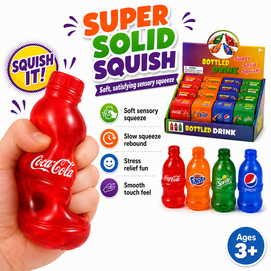 Assorted Soda Bottle Squishy