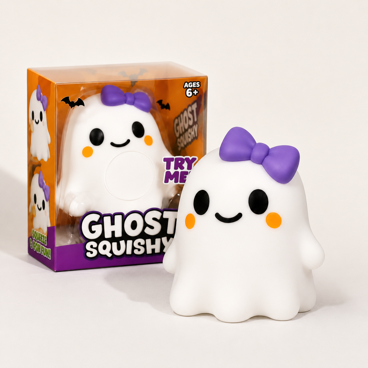 Cute Ghost Squishy Squeeze Toy
